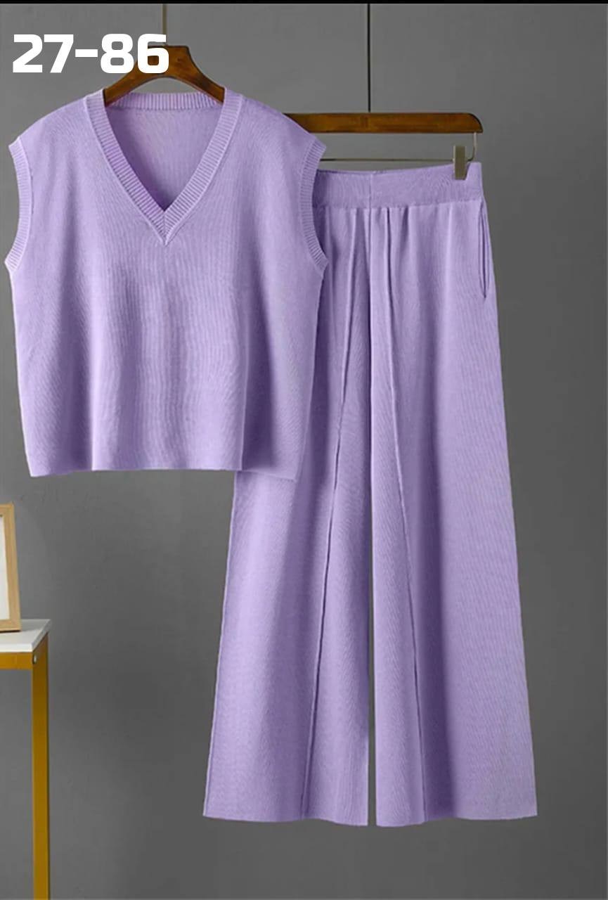 женский трикотажный костюм из двух предметов,костюм женский,трикотажные костюмы,повседневный костюм,костюм с брюками