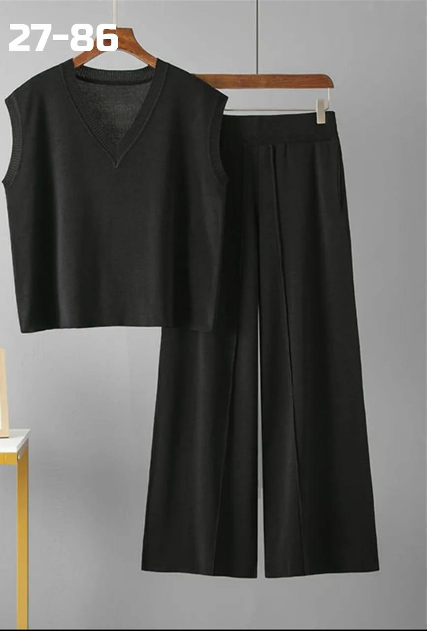 женский трикотажный костюм из двух предметов,костюм женский,трикотажные костюмы,повседневный костюм,костюм с брюками