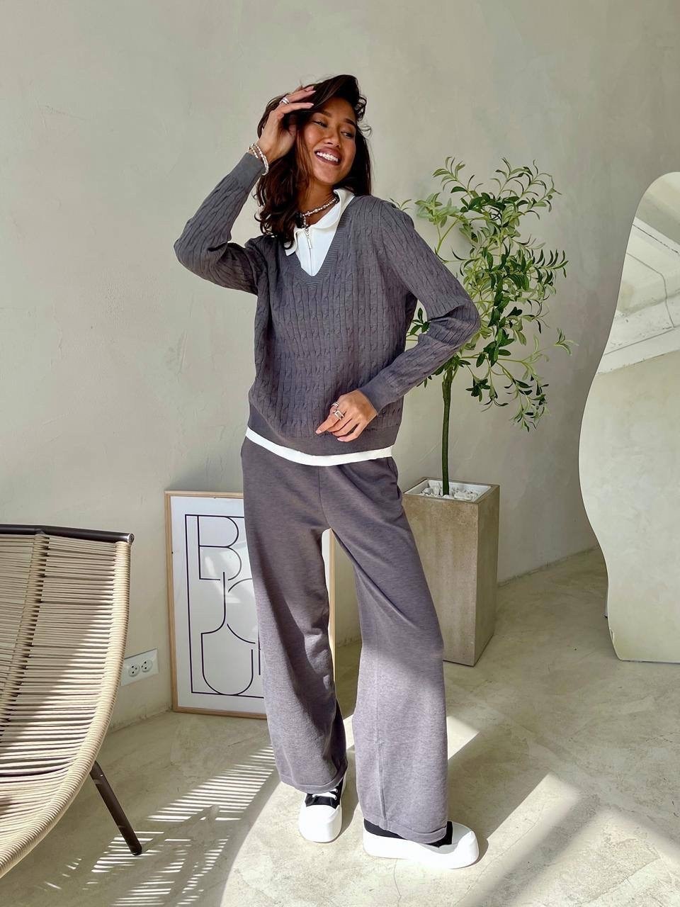 костюм женский,костюм трикотажный,джемпер стильный,костюм с брюками,брючные женские костюмы