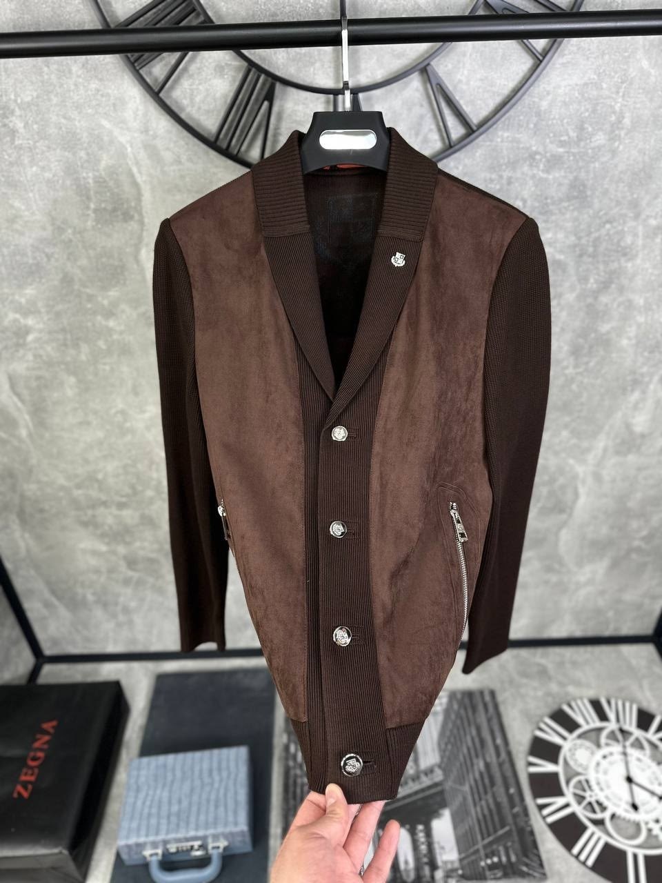 замшевая куртка,мужская мода,замшевая куртка мужская,куртка стефано ричи,комбинированная куртка