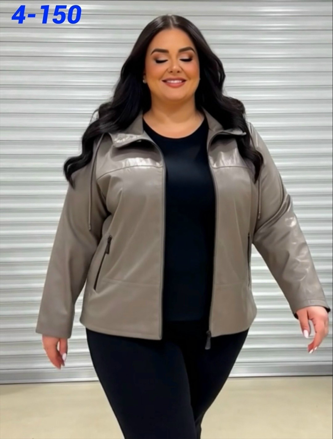 женская верхняя одежда больших размеров,женская куртка,модная куртка,куртки из экокожи,куртка из экокожи женская