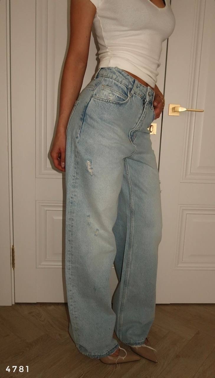 джинсы палаццо,женские джинсы,широкие джинсы,модные джинсы,джинсы широкие с высокой посадкой vailo
