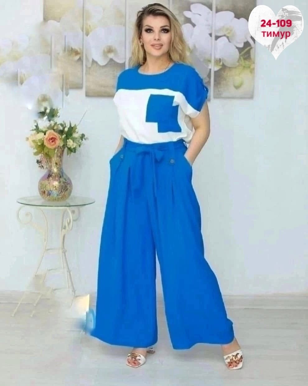 костюм с брюками палаццо,костюм женский,лиловые брюки палаццо,костюм брючный женский летний,женский костюм двойка