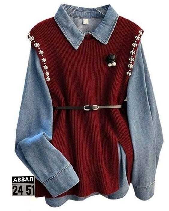 жилет с рубашкой,вязаные жилеты женские,свитер жилет,женская жилетка,рубашка с жилеткой женская