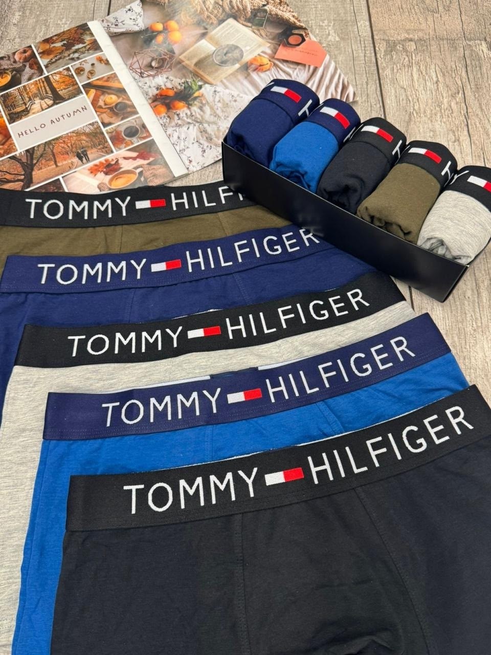 tommy hilfiger трусы мужские,набор мужских трусов tommy hilfiger,мужские трусы томми хилфигер набор 5 шт,мужской набор трусов,комплект трусов мужские боксеры