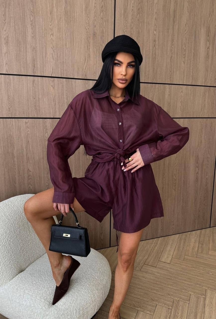 женский костюм с шортами,женский костюм с шортами и рубашкой,оранжевый костюм,повседневный костюм,стильный женский костюм с шортами