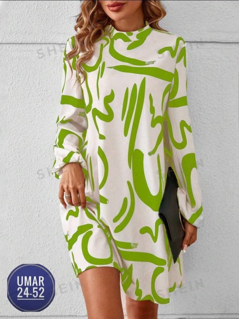 женское платье с принтом,модное платье,женская платье,платье туника,женское модное платье