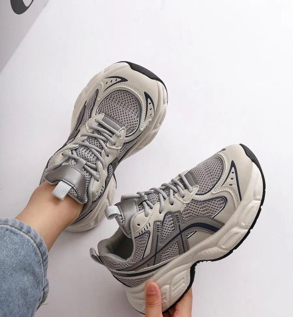 кроссовки asics gel-nyc oyster grey,кроссовки женскиe,кроссовки для женщин,массивные кроссовки,кроссовки