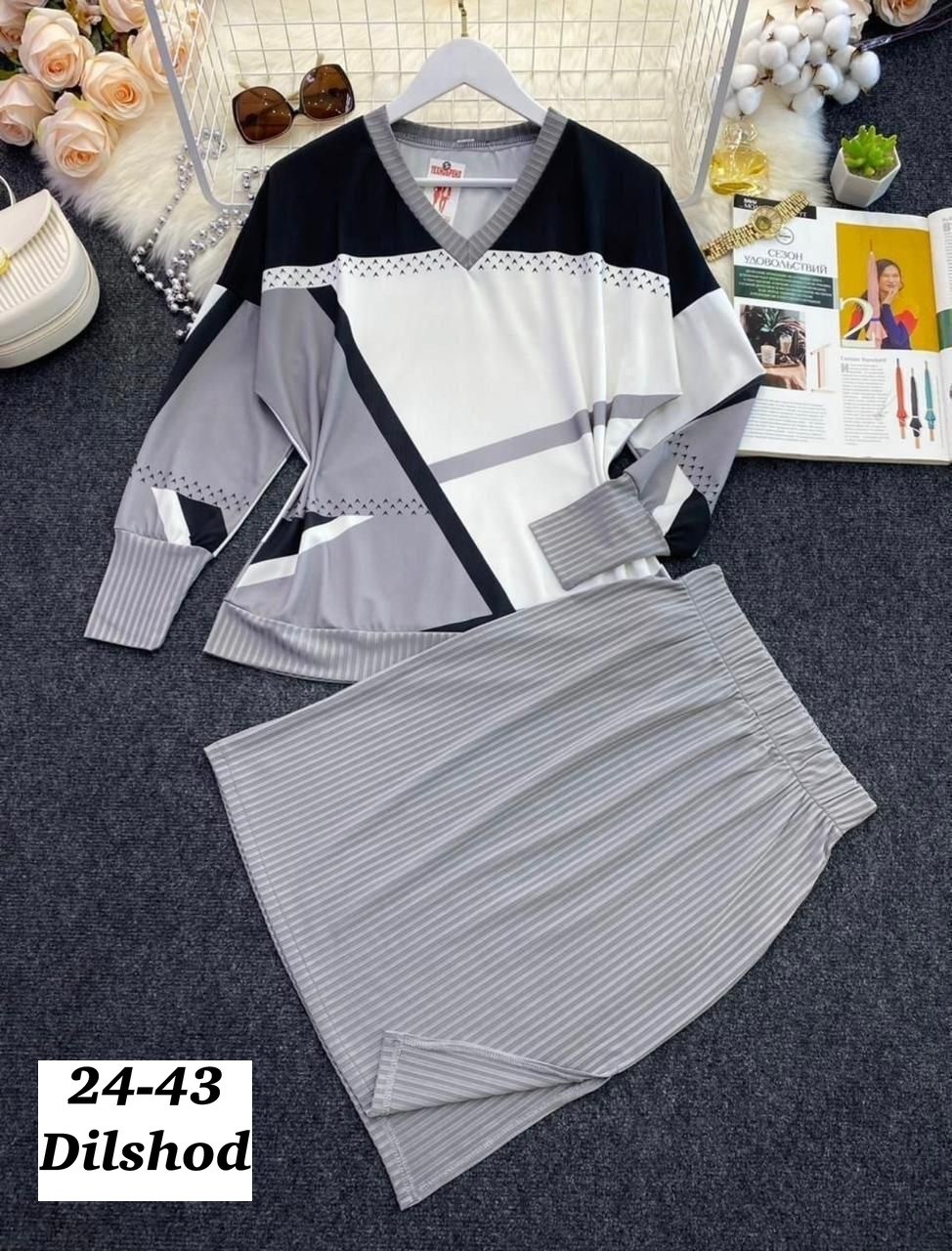 костюм женский двойка,женский трикотажный костюм с юбкой черный с белым,костюм женский двойка юбка с джемпером,женский костюм двойка лапша,костюм классический