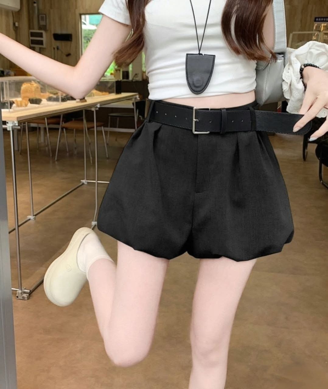 женские шорты,широкие шорты,шорты с высокой талией,повседневные шорты,юбка шорты женская