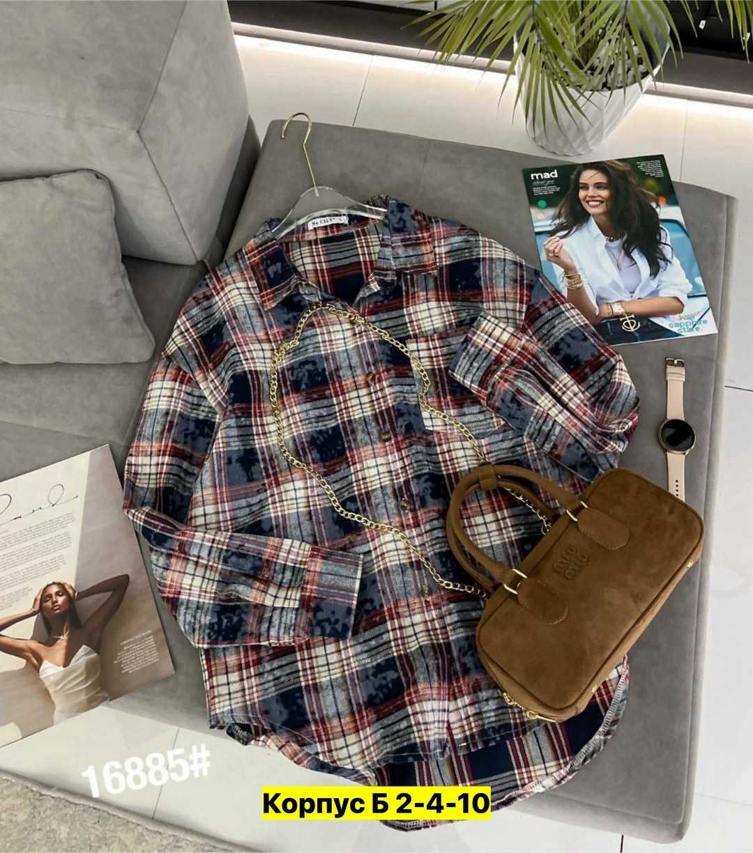 рубашка женская в клетку,рубашка в клетку,рубашка хлопок,клетчатая рубашка,рубашка оверсайз варенка в клетку elimi