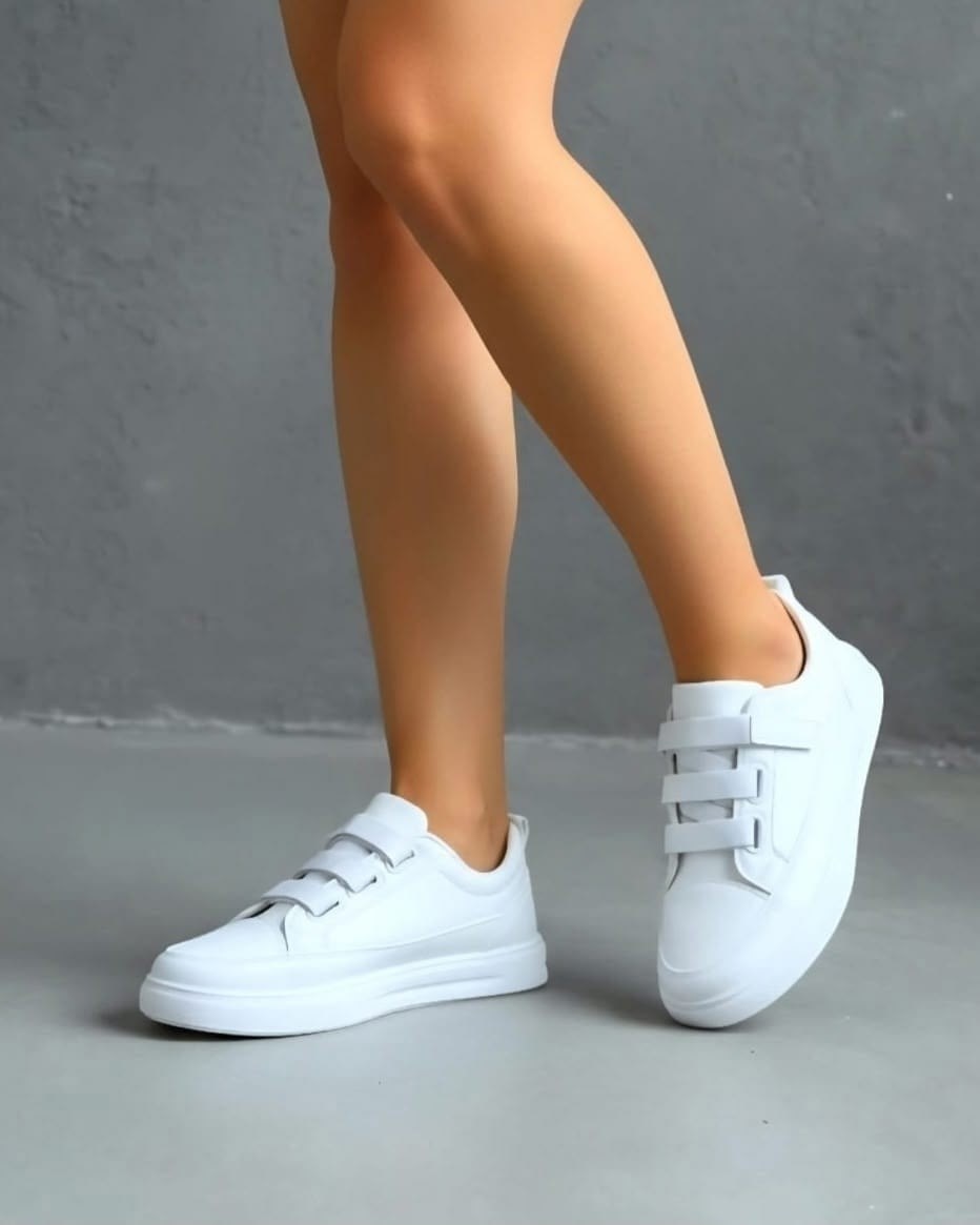 ,белые кроссовки,кроссовки женскиe,кроссовки на липучках женские,женские белые кроссовки
