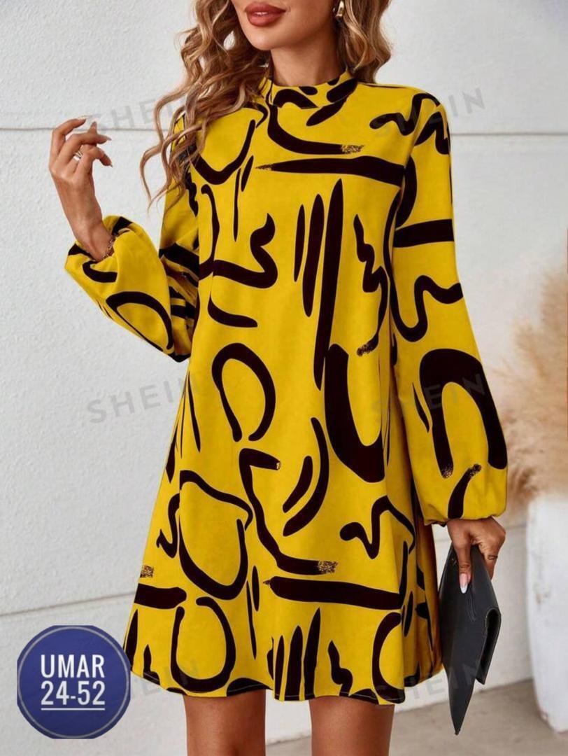 женское платье с принтом,модное платье,женская платье,платье туника,женское модное платье