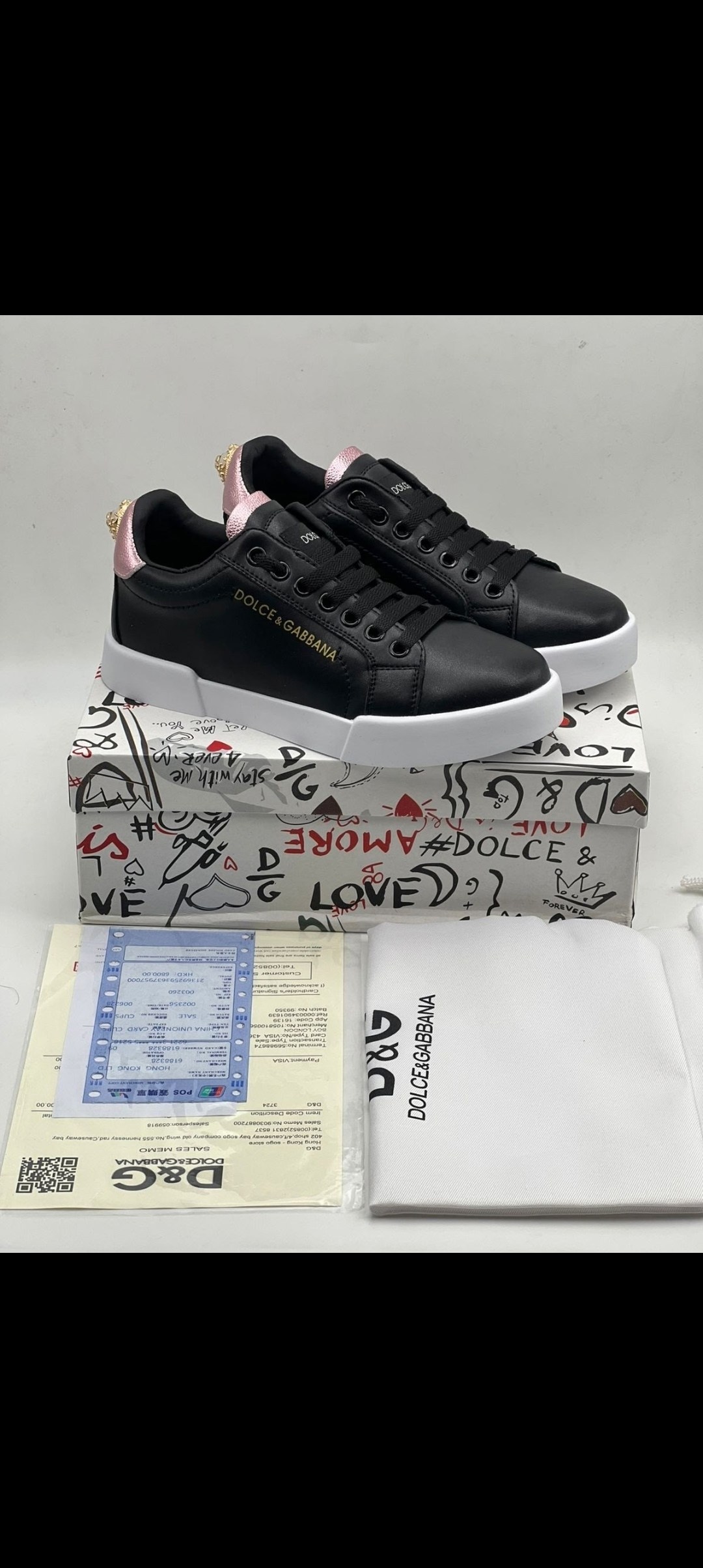 кроссовки dolce and gabbana,,кроссовки дольче габбана черные,черные женские кожаные кроссовки с логотипом portofino dolce&gabbana,мужские кроссовки дольче габбана