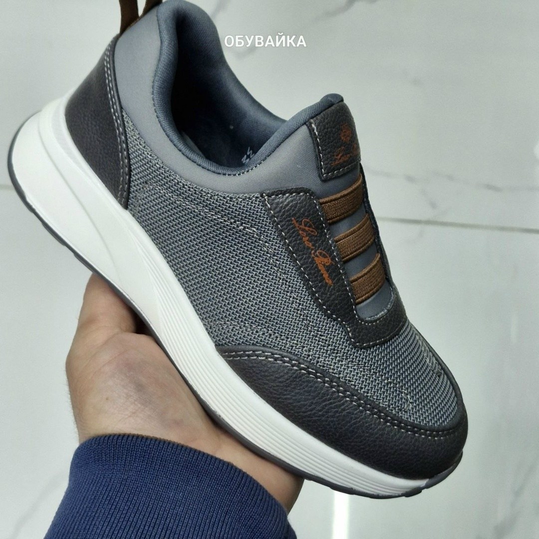 кроссовки стробс мужские,кроссовки loro piana,мужские кроссовки,,серые кроссовки
