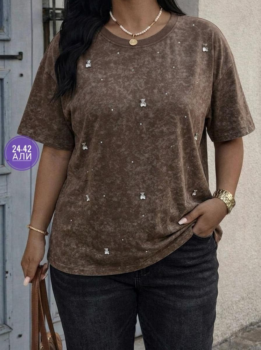 женская футболка,женская футболка больших размеров,футболка больших размеров для женщин,футболки большие размеры со стразами,футболки модные