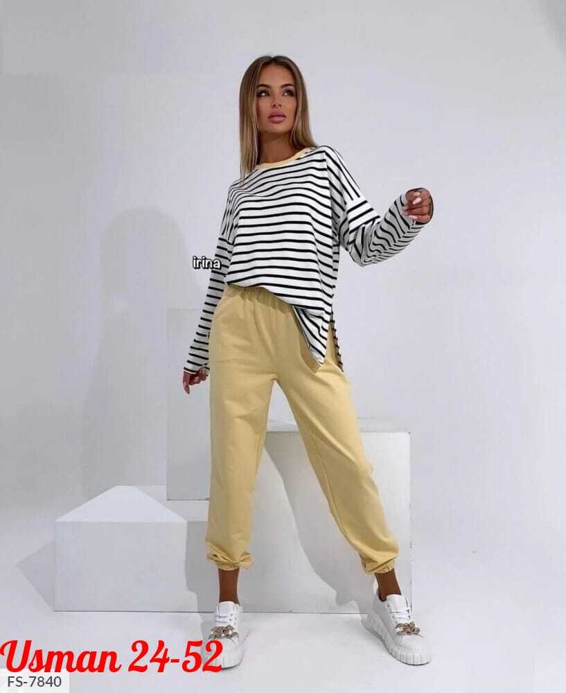 костюм двойка свитшот и брюки,костюм трикотажный,костюм женский,костюм повседневный,свитшот и брюки