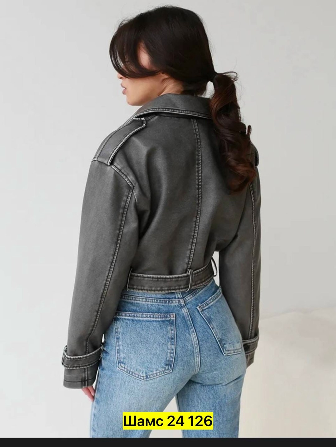 косуха винтажная кожаная куртка серая оверсайз mony,косуха серая винтажная куртка кожаная оверсайз,женская куртка, куртки женские,косуха женская оверсайз кожаная куртка