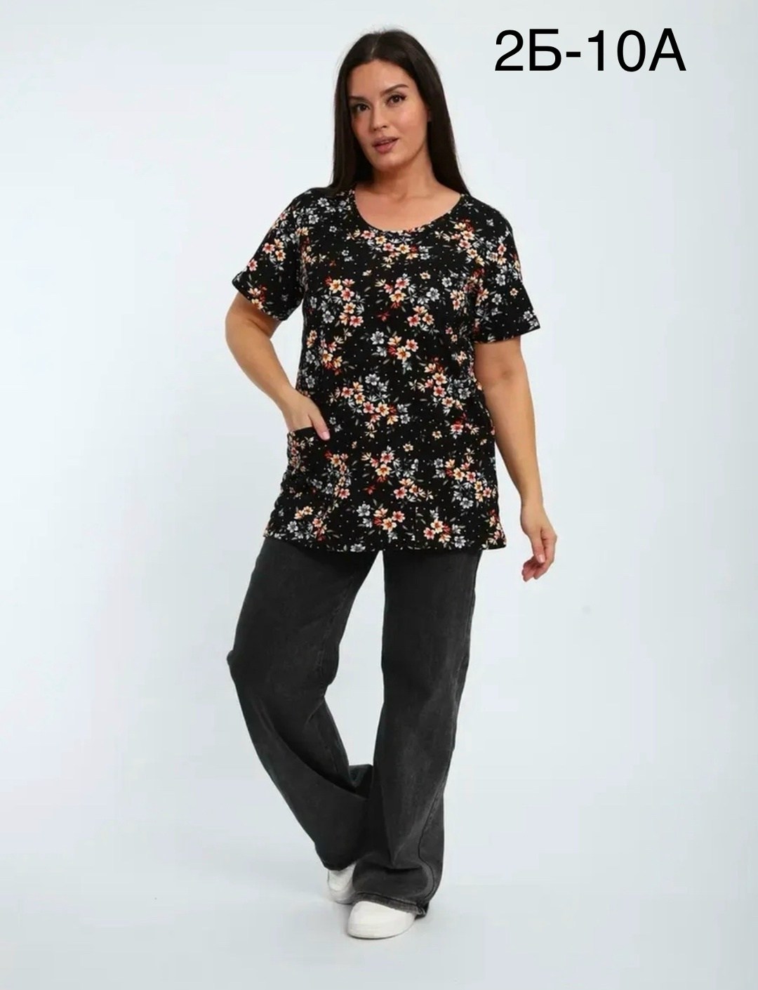 костюм трикотажный,женская туника,костюм женский,костюм с брюками,костюм домашний с брюками modellini 1755