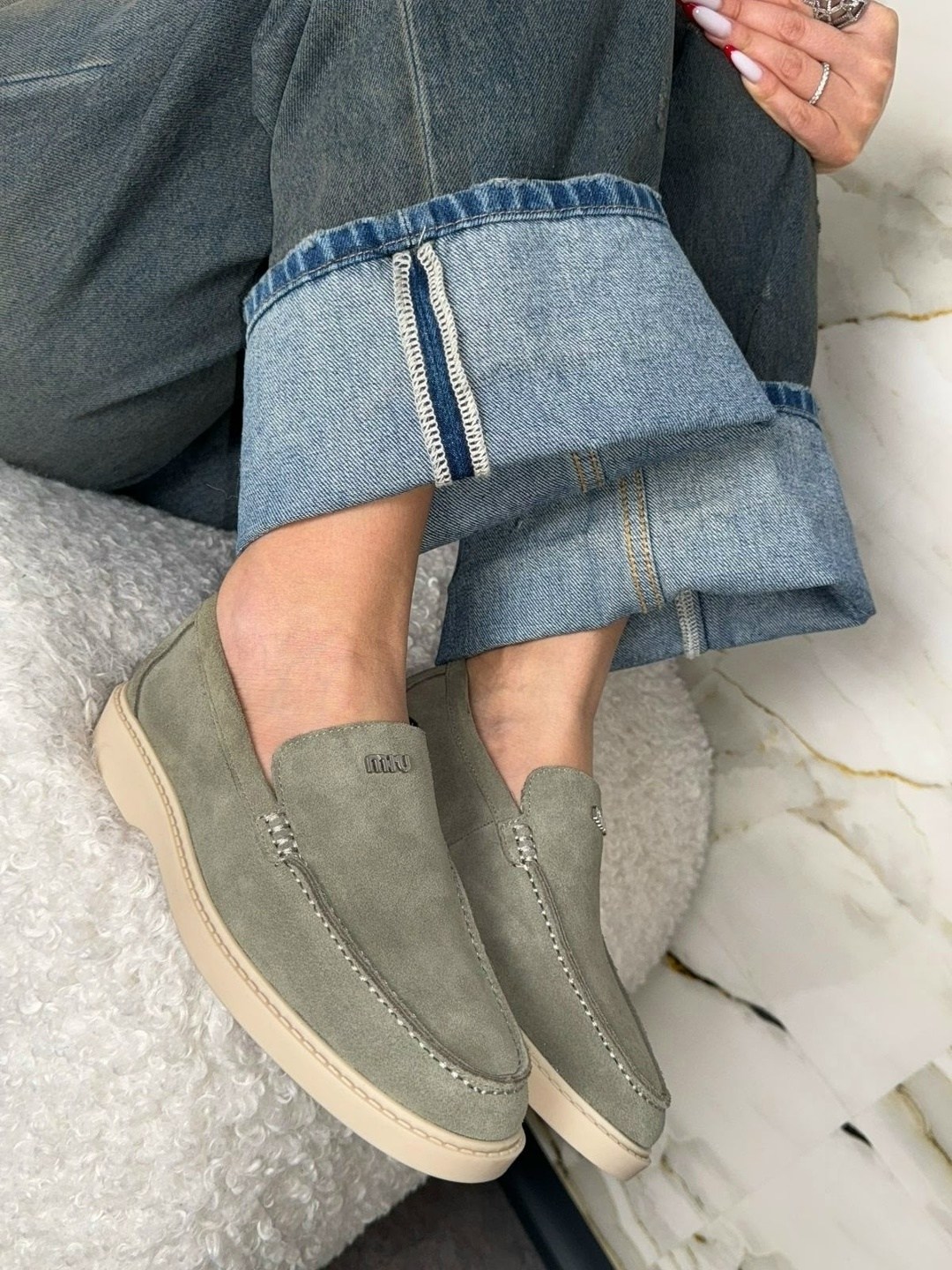 ,лоферы loro piana замшевые,лоферы замшевые,лоферы женские,женские замшевые лоферы