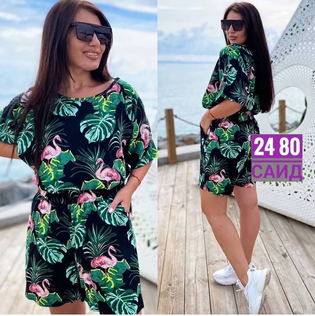 летние костюмы,женский костюм летний,комбинезон с принтом,женские костюмы,женские комбинезоны