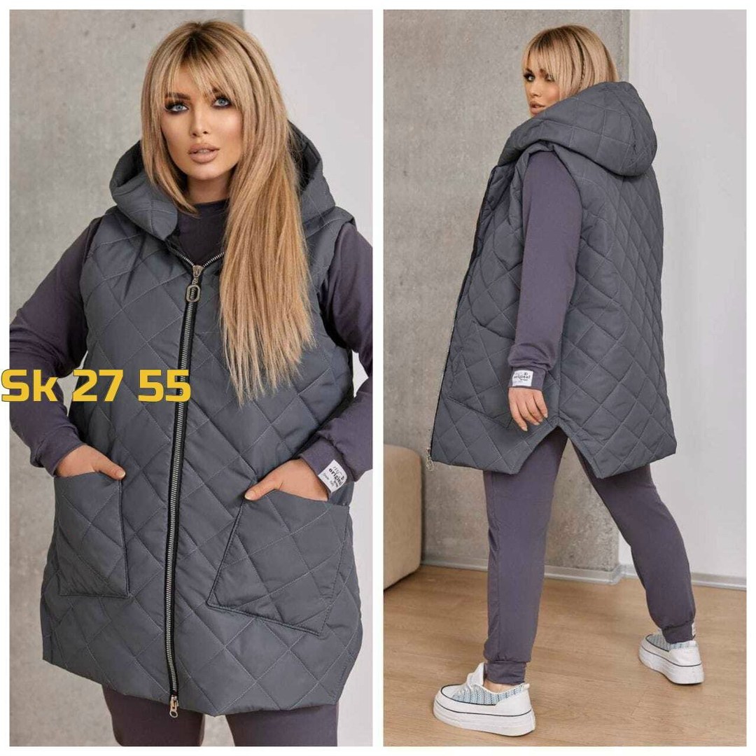 костюм женский тройка,демисезонная жилетка,жилетка на синтепоне,жилетка женская,костюм женский тройка арт: 339374