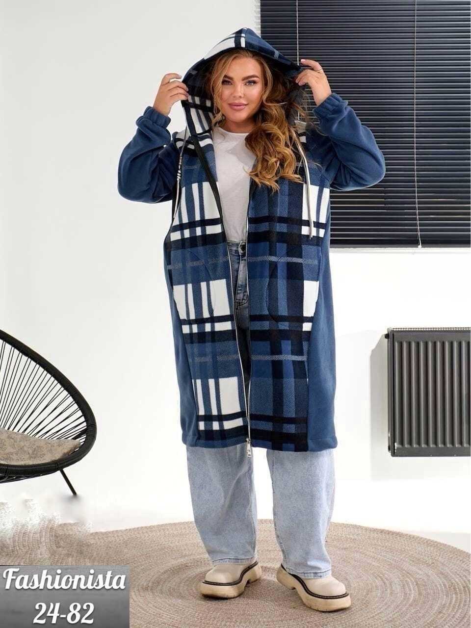 кардиган в клетку,пальто комбинированное,женский кардиган больших размеров,кардиган теплый женский,пальто в клетку