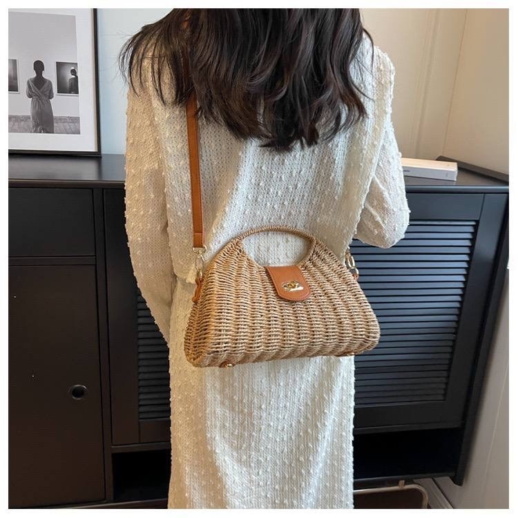 женская соломенная сумка,сумка лето 2026 широкая соломенная,соломенная сумка,сумки плетеная,ручная плетеная сумка
