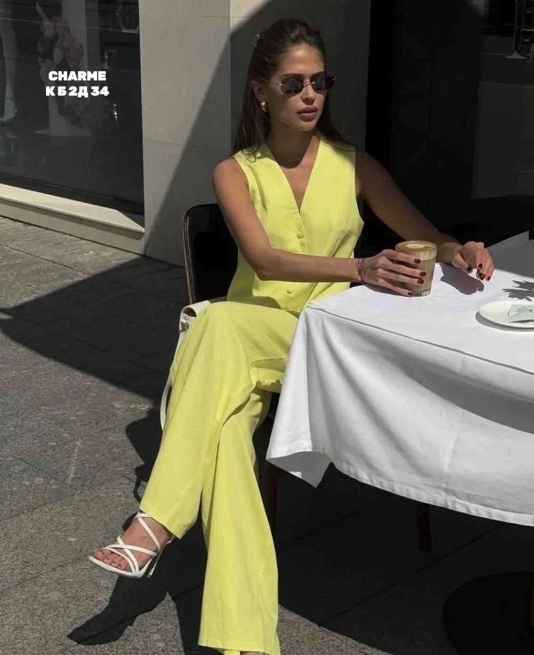 брючный костюм женский,костюм летний льняной с жилетом и брюками trendyclo,брючный костюм,льняной костюм