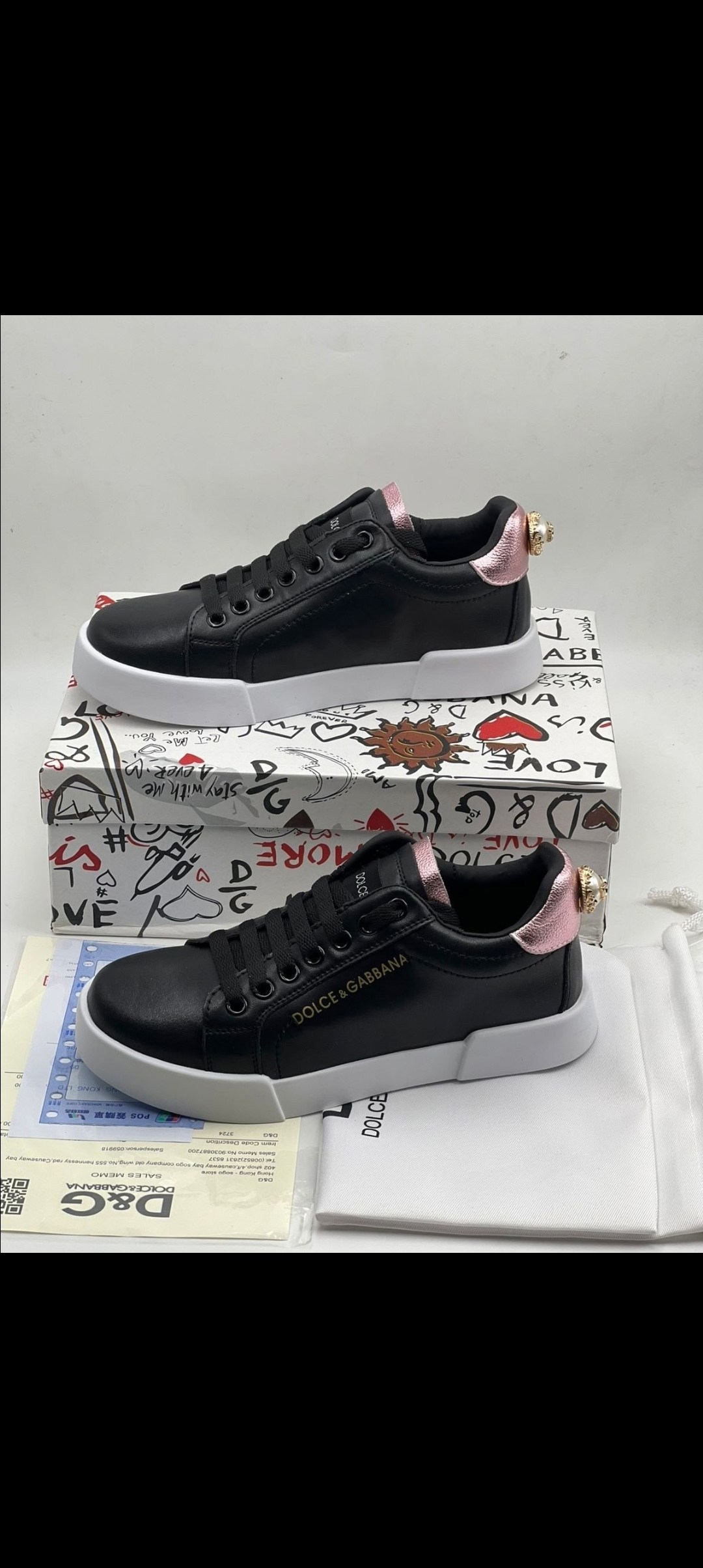 кроссовки dolce and gabbana,,кроссовки дольче габбана черные,черные женские кожаные кроссовки с логотипом portofino dolce&gabbana,мужские кроссовки дольче габбана