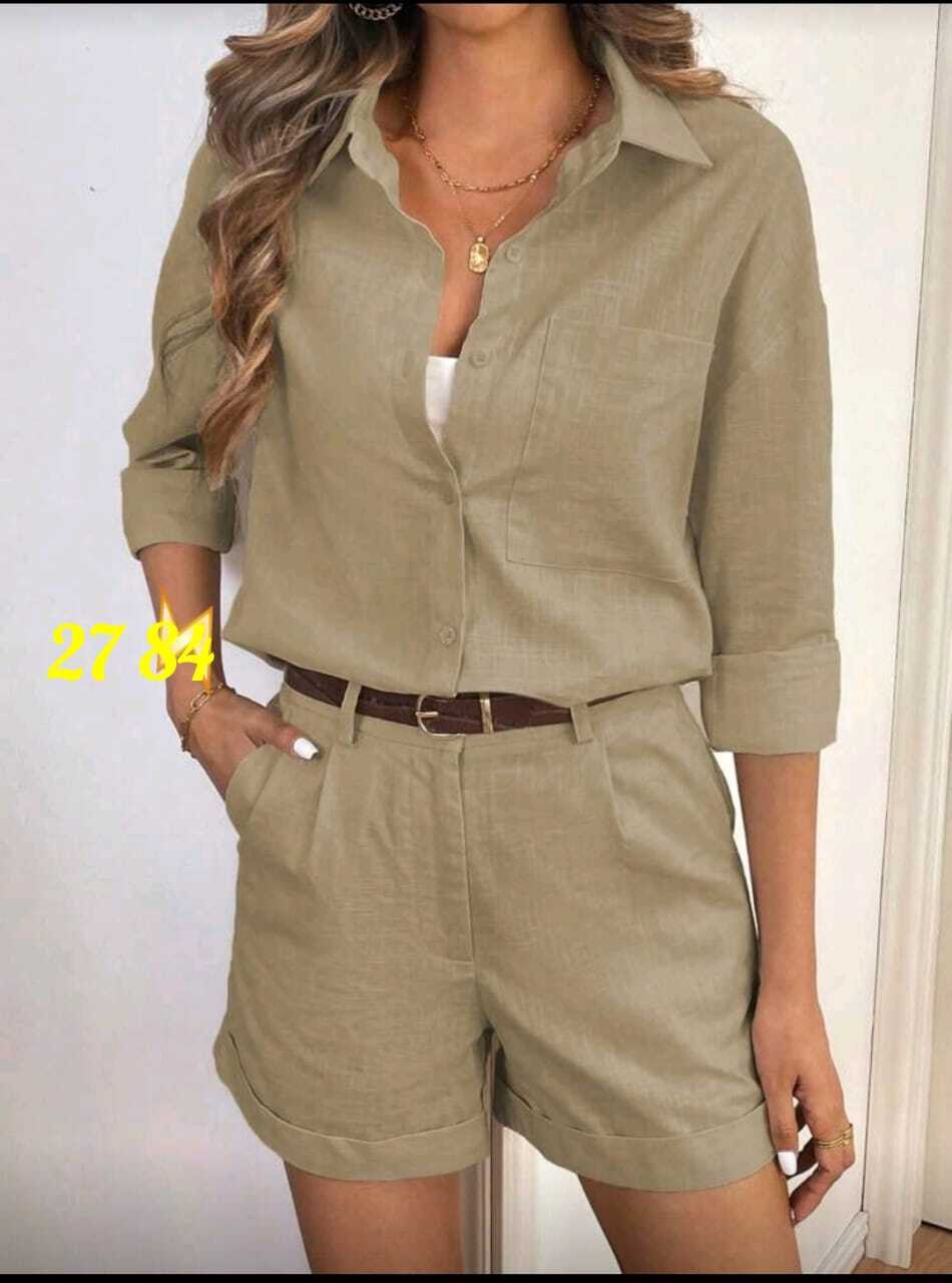 летние костюмы,льняной костюм женский летний с шортами,,льняной костюм с шортами,одежда комплект
