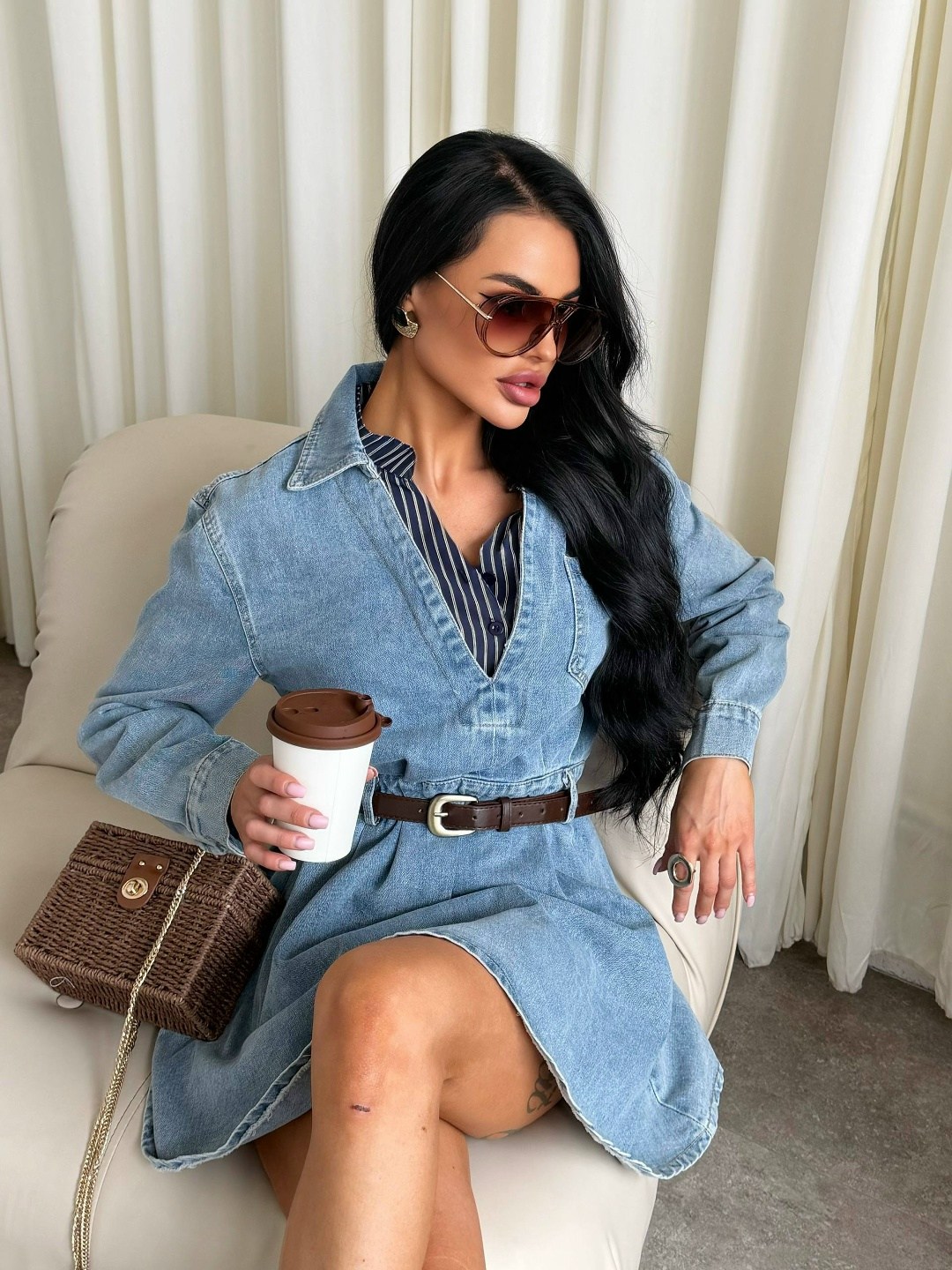 джинсовое платье,платье джинс,джинсовое платье женское,джинсовое платье рубашка,платье широкое