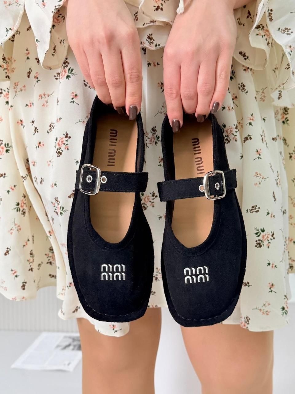 ,туфли мэри джейн из натуральной замши для девочек, женская,женские балетки,балетки черный