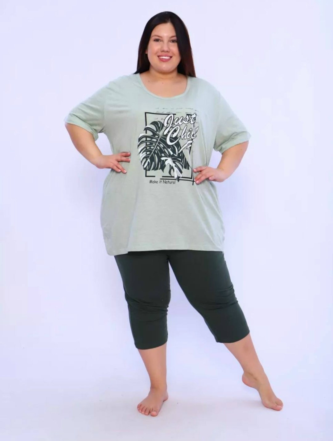 пижама с бриджами трикотажная,пижама с бриджами большие размеры,пижама с бриджами,женская пижама,пижама женская с футболкой