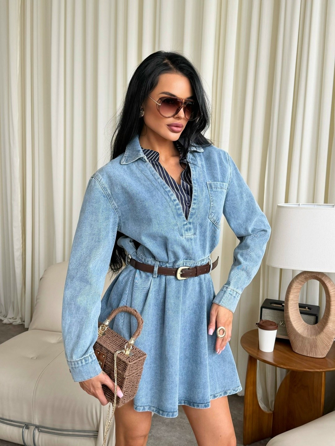 джинсовое платье,платье джинс,джинсовое платье женское,джинсовое платье рубашка,платье широкое