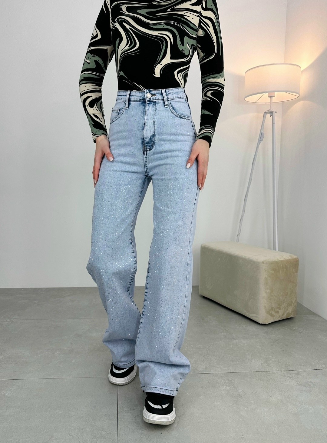 джинсы широкие с высокой посадкой vailo,женские джинсы,джинсы широкие с высокой посадкой kenchin,джинсы широкие с высокой посадкой kenchin 365382404,джинсы широкие