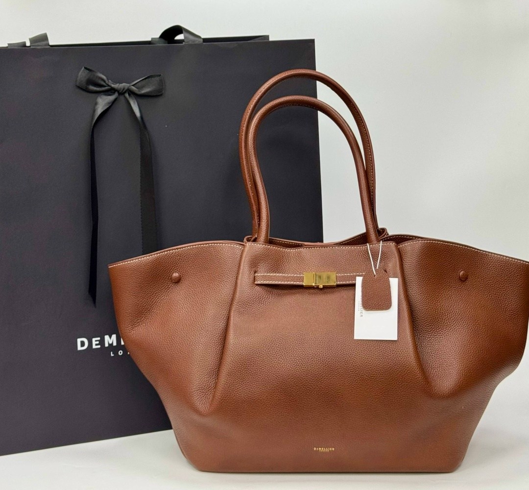 сумка 49-22 см натуральная кожа реплика demellier,сумка demellier 56-30-31натуральная кожа большой размер,сумка,сумка женская,модные сумки