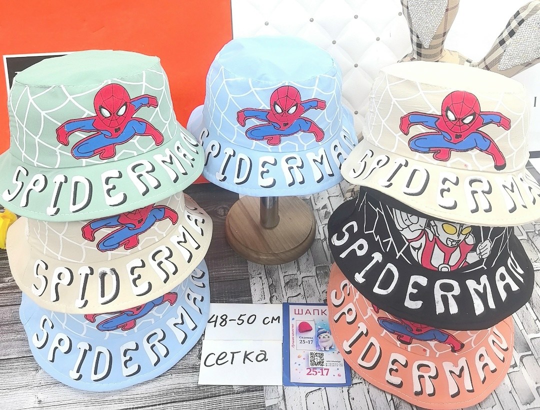 панама для мальчика,панамка детская,кепка для мальчика,детская панама,панама человек паук