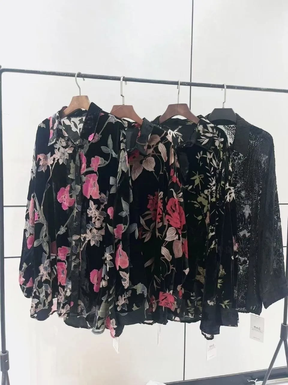 женская шифоновая блузка с воротником-поло,шифоновая рубашка,блузка из шифона,шифоновая блуза,шифоновая блузка