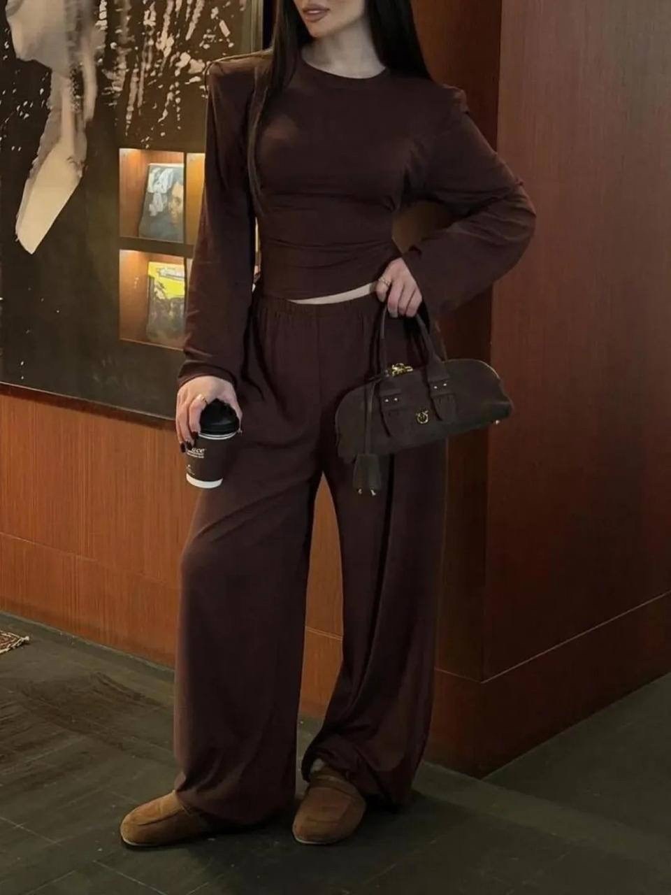 брюки для толстовок с двумя частями,костюм тройка женский,женский костюм,костюм кашемировый,брюки комплект