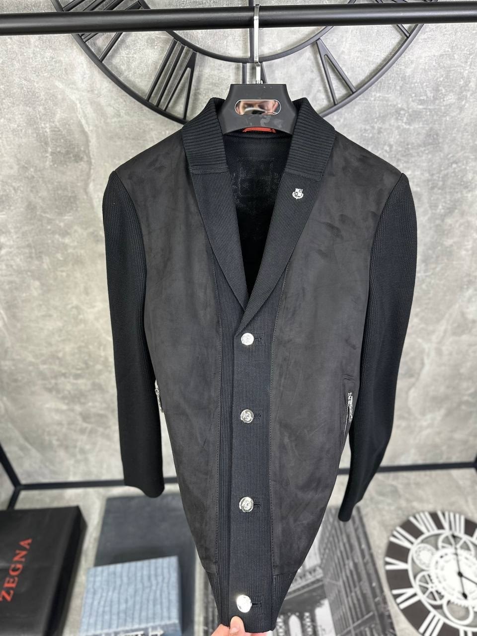 замшевая куртка,мужская мода,замшевая куртка мужская,куртка стефано ричи,комбинированная куртка