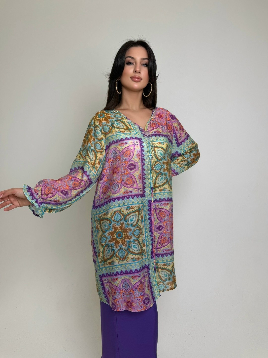 костюм в пижамном стиле,брючный костюм из штапеля,костюм с принтом,летние костюмы,