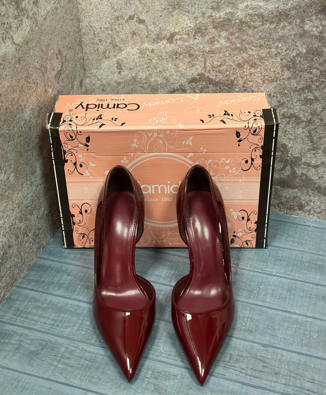 бордовые лакированные туфли лодочки,туфли,бордовые туфли,,женские туфли