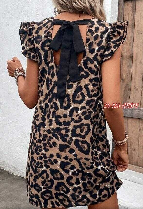 платье с леопардовым принтом,мини-платье с леопардовым принтом коричневый,платье мини с леопардовым принтом,женское платье с леопардовым принтом,платье женское леопард