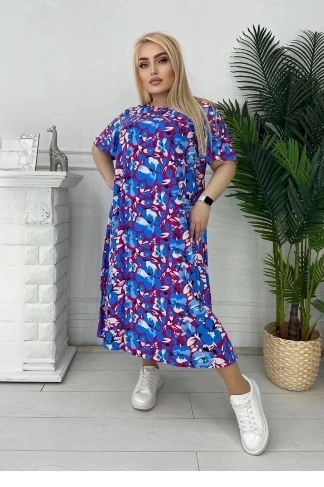 платье летнее женское,платье яркое летнее,платье свободного фасона,платья женские больших размеров,платье женской