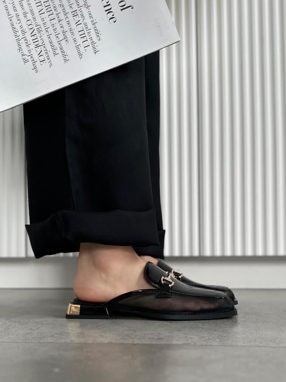 , женская,лоферы женские,лоферы гуччи с открытой пяткой,повседневная