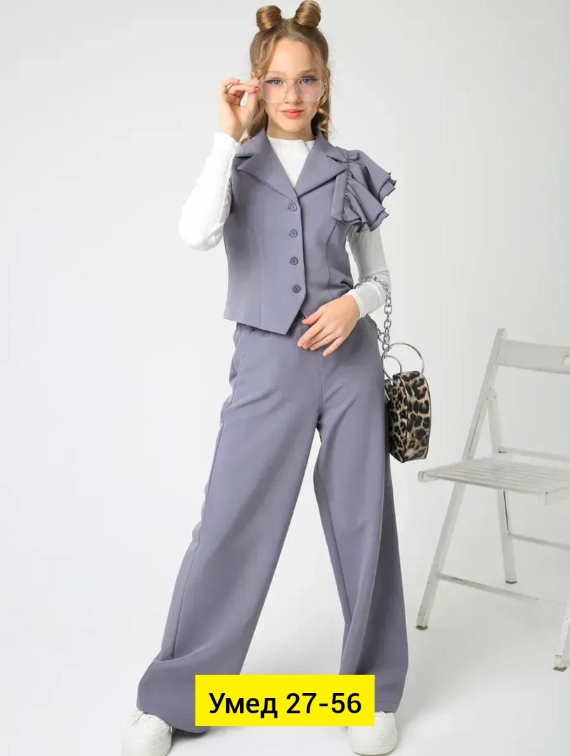 костюм школьный брючный с жилетом jutetti,костюм брючный школьный,брючный костюм для девочек,костюм женский брючный,костюм классический