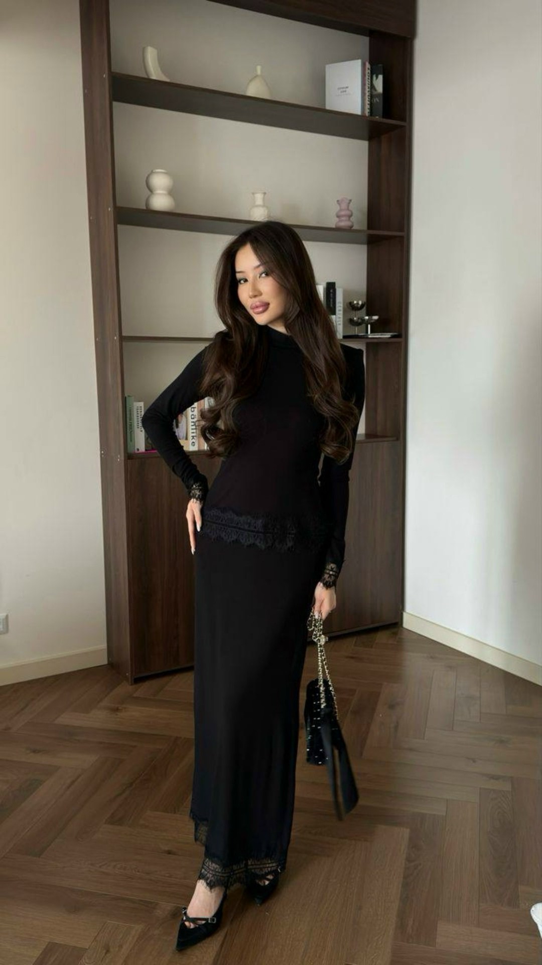 азиатская мода,корейская мода,длинное платье,бордовое платье,платье "хэдли"