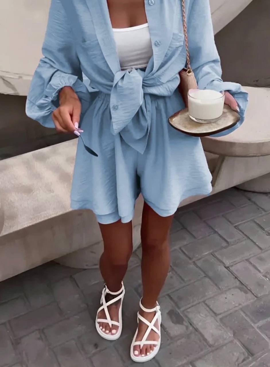 костюм летний шорты и рубашка,костюм с шортами и рубашкой оверсайз,костюм женский летний,летние наряды,женские наряды