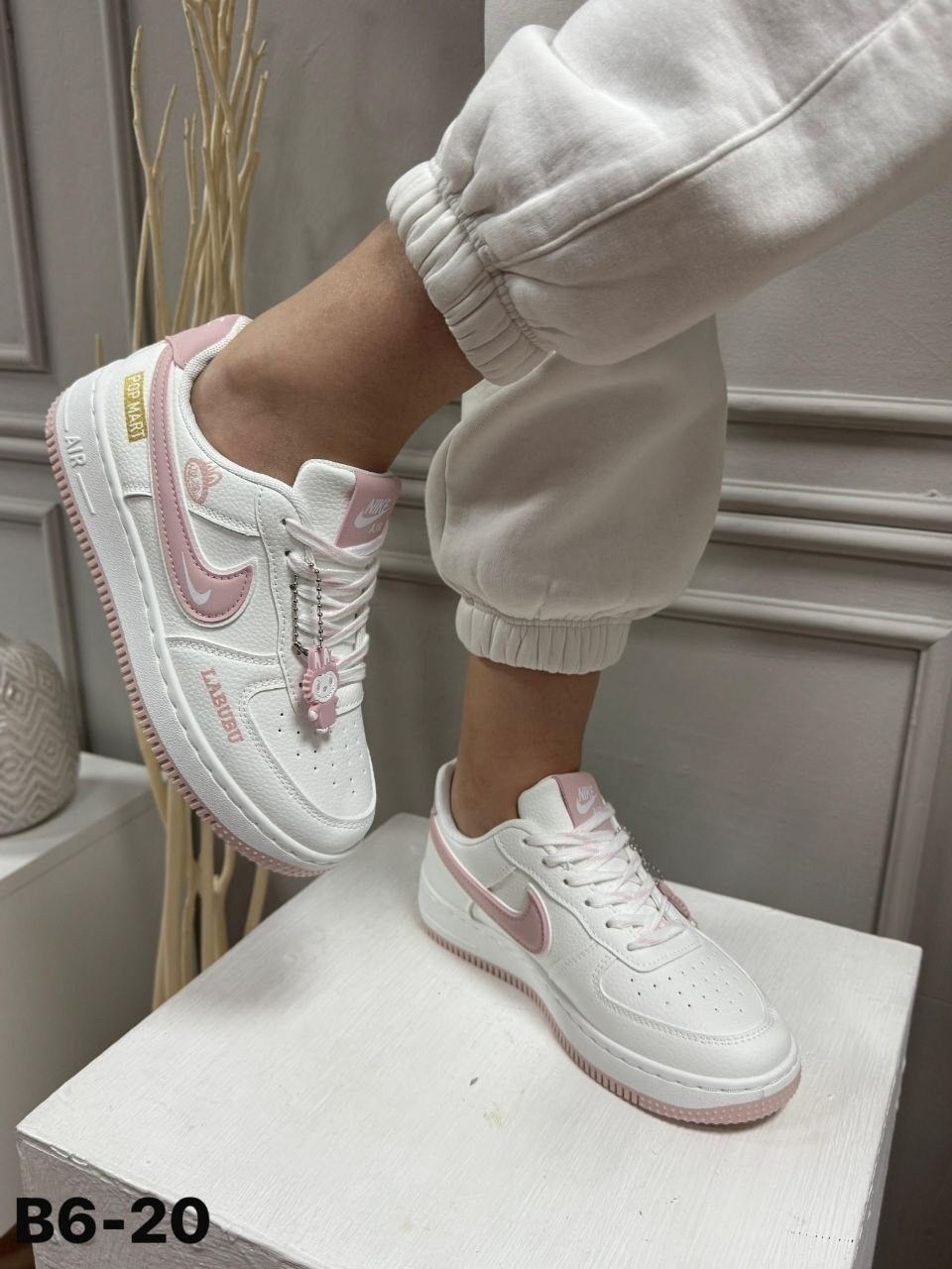кроссовки женские nike air force 1 shadow,кроссовки,nike air force 1,кроссовки женские nike air force shadow белые с розовым,женские кроссовки в стиле nike air force 1 shadow белые с розовым